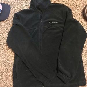 Columbia black fleece zip up